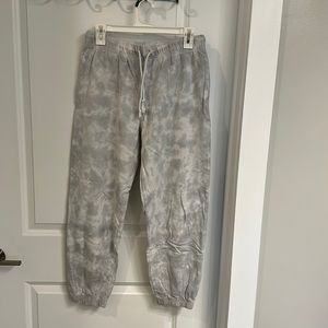Tie die pajama pants, joggers.